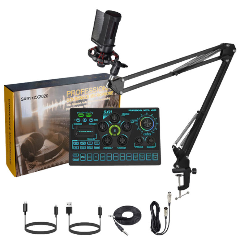 48v Phantom Power Live Soundcard