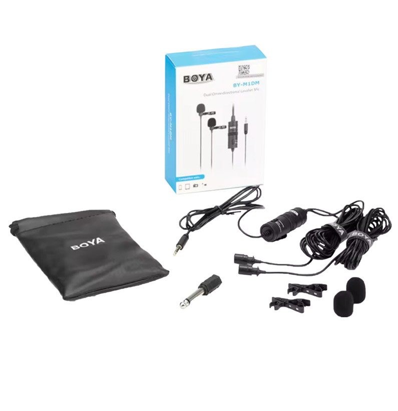 BOYA Wired Dual Microphone