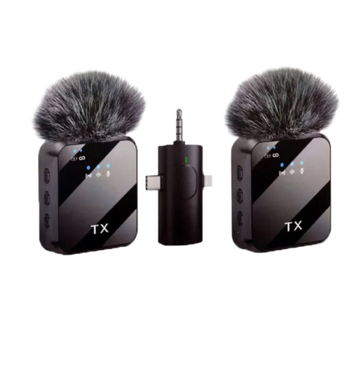 Wireless Microphone with Dual Mics